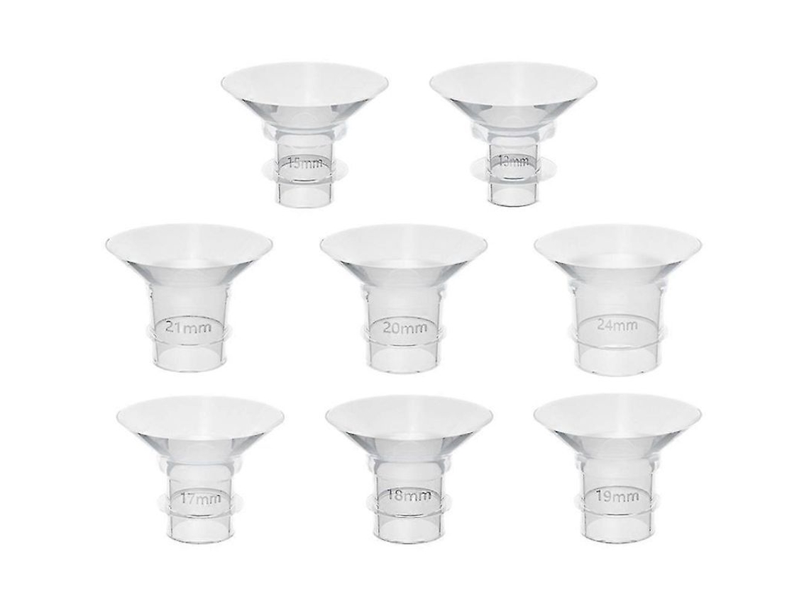 Juego De 8 Insertos De Silicona Para Extractores De Leche Eléctricos Y Portátiles, Tamaños De 13 Mm A 24 Mm.