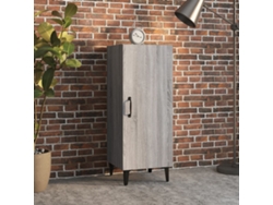 Aparador De Madera Contrachapada Gris Sonoma 34,5x34x90 Cm