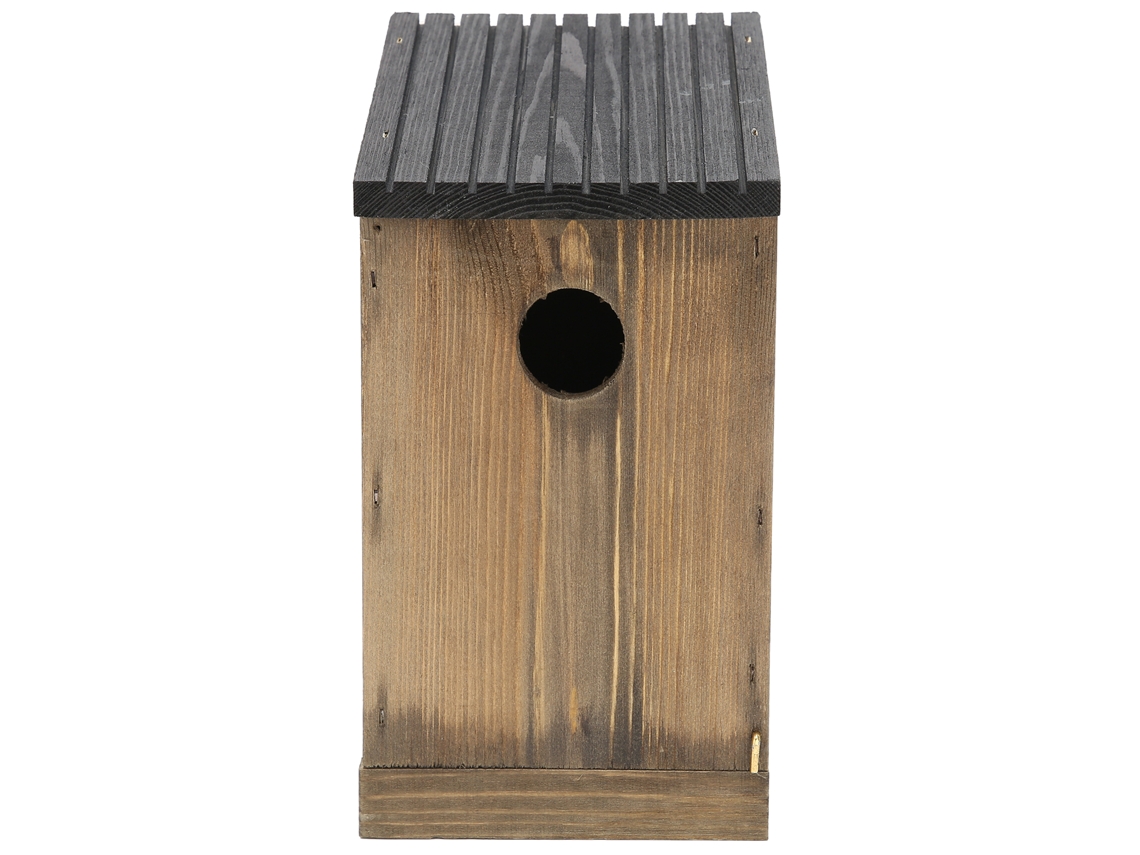 Casa para pájaros Primerox, fabricada en madera de pino resistente, para decoración y accesorios de jardín - Nido