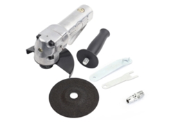 Amoladora Angular Neumática De 4", 11000 Rpm, Con Rosca De 1/4" Para Pulir, Cortar Y Lijar - Herramienta De Calidad