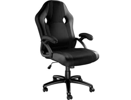 Silla De Oficina Goodman TECTAKE (Negro - Piel Sintética - 66 X 65 X 120 cm)