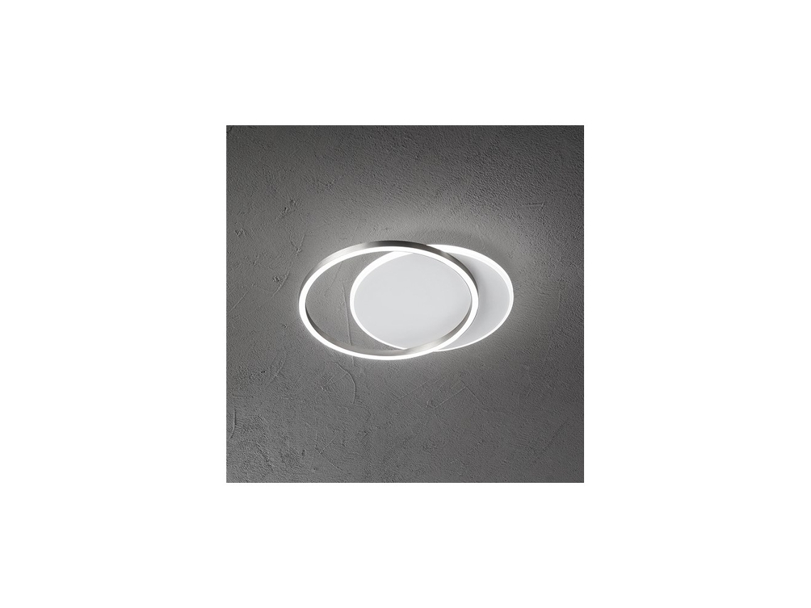 ORBIT Plafón LED Blanco y Gris 43W PERENZ en aluminio