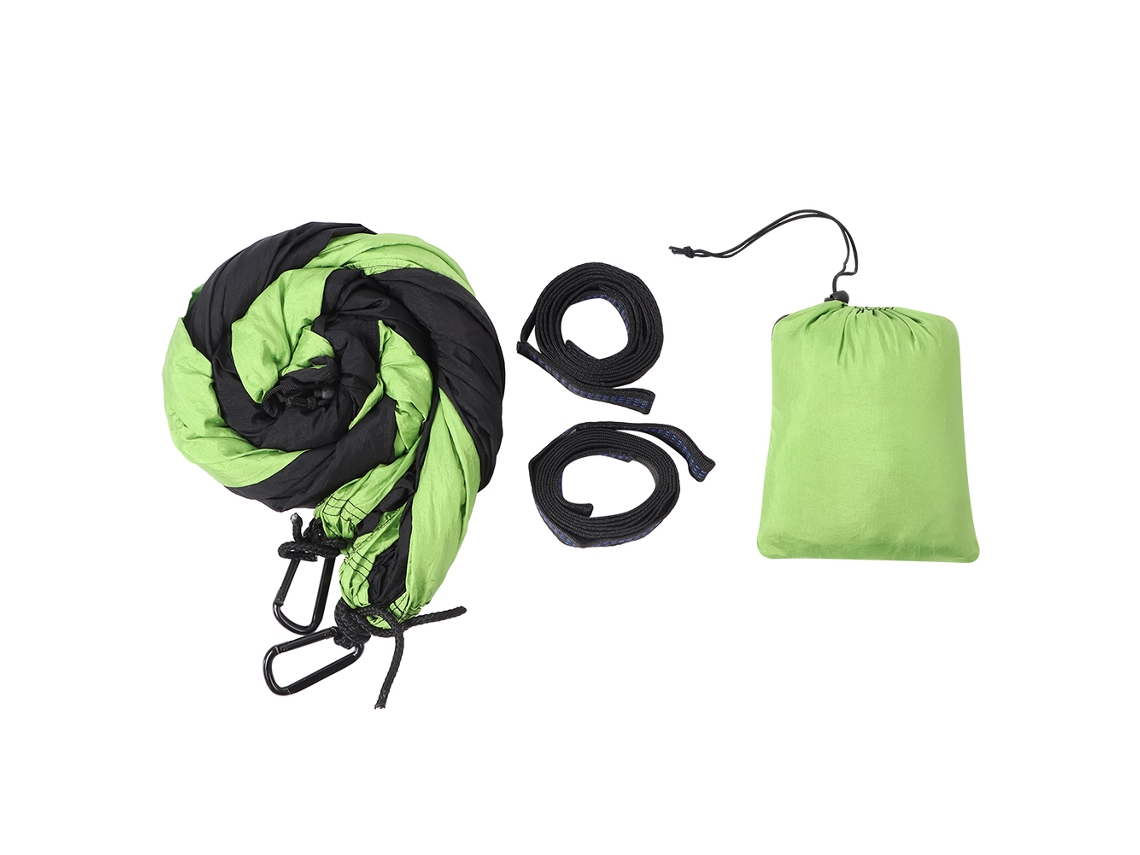 Hamaca de exterior con cuerda elástica para árbol, cama colgante para viajes, camping y picnic Vylara