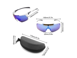 Óculos De Ciclismo Com 3 Lentes Intercambiáveis Uv400 Óculos De Sol Esportivos Para Mtb Road Bike Golf Pesca Corrida Dirigir