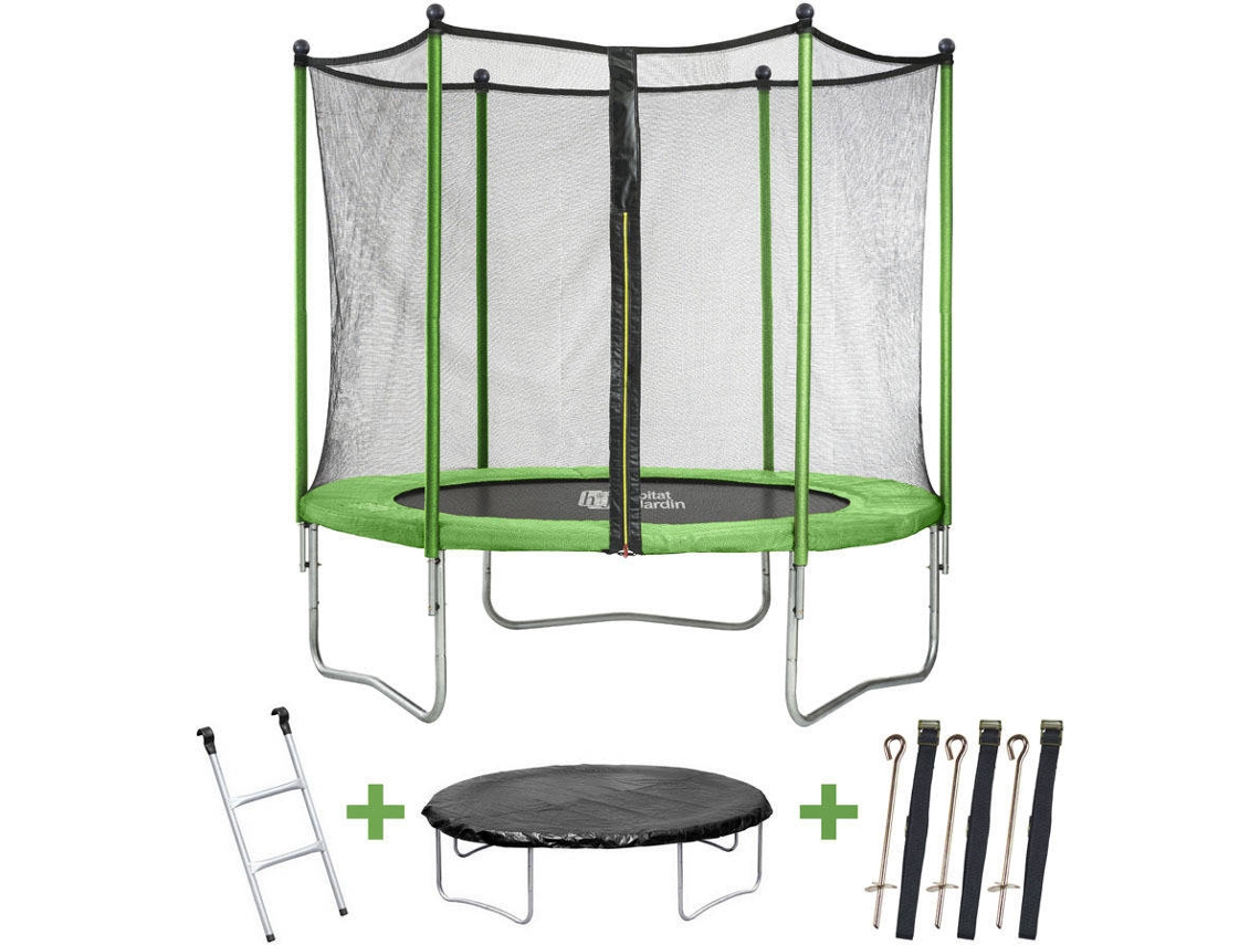 Kit Trampolín HABITAT ET JARDIN "Yoopi" (2.44 m)