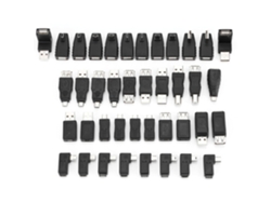 Adaptadores Mini Usb 2.0, Paquete De 40 Unidades, Convertidores De Alta Velocidad Diferentes.