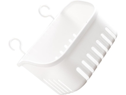 Panier Suspendu Pratique Petit Plastique Solide Résistance L’humidité Toilette Multifonction Salle Rangement