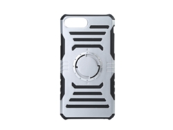 Caja Protectora Con Hierro Integrado Para Iphone7 Plus Plata