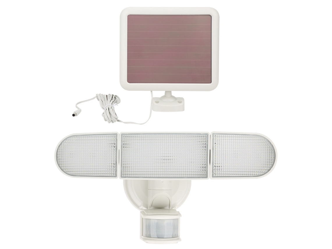 2026-luz Solar Inteligente Con Sensor De Movimiento 3 Cabezas Para Jardín Pared Exterior Iluminación Hogar