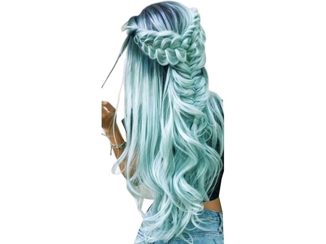 Peluca moderna para mujer, modelo 2026, con ondas degradadas, cabello largo, fibra suave y temperatura regulable.