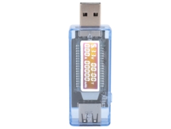 Medidor De Potencia Usb 2.0 Con Monitor De Voltaje, Corriente Y Capacidad De La Batería Con Led