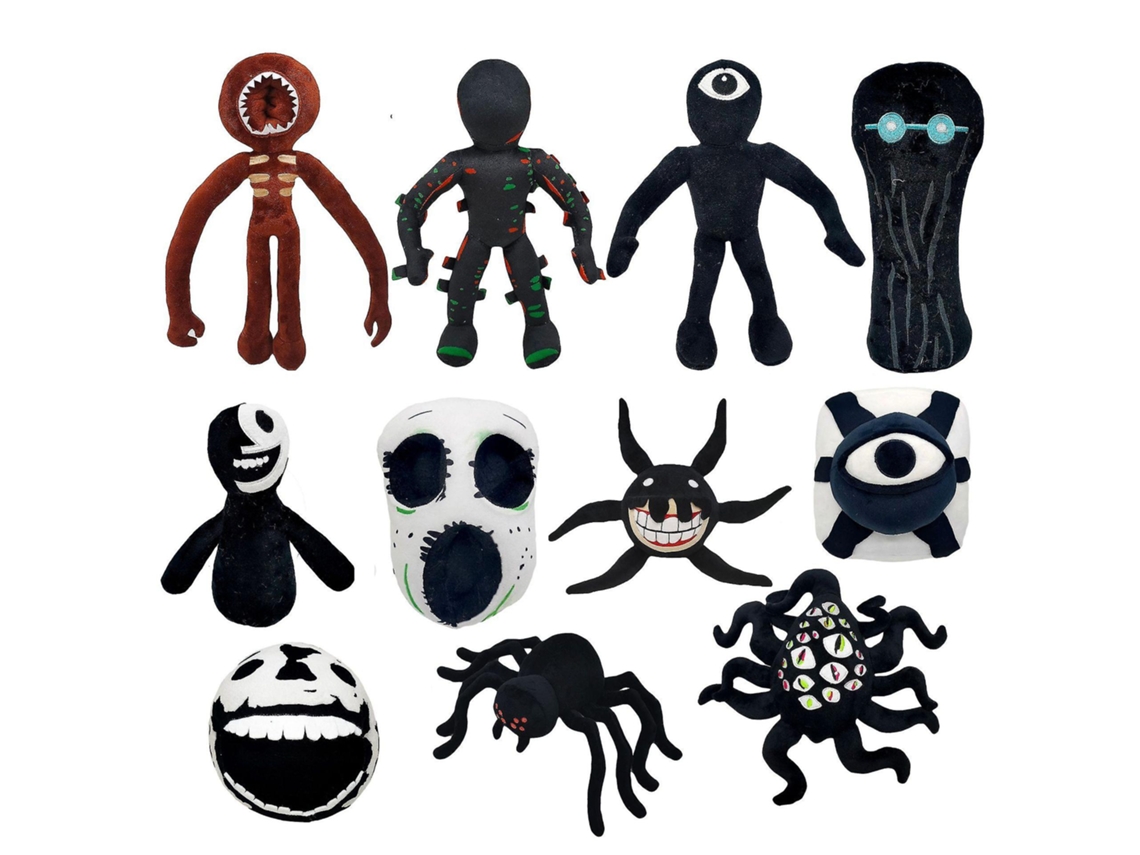 10 piezas/set Roblox Doors Figura de peluche Juguetes de peluche Anime Suave Regalos de Navidad y Halloween Ly Ebike