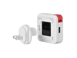 Cargador De Pared Hub Splitter Usb 2.0 De 4 Puertos De Alta Velocidad Con Organizador De Cables Desmontable