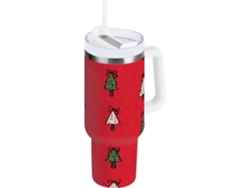 Árbol Navidad Vaso Botella Taza Acero Inoxidable - Vaso Térmico Portátil