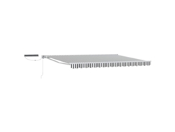 Toldo eléctrico retráctil antracita y blanco de 4 x 2 m VIDAXL