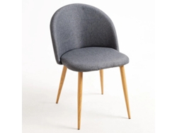 DUDECOR Silla Bristol Tela Gris Oscuro