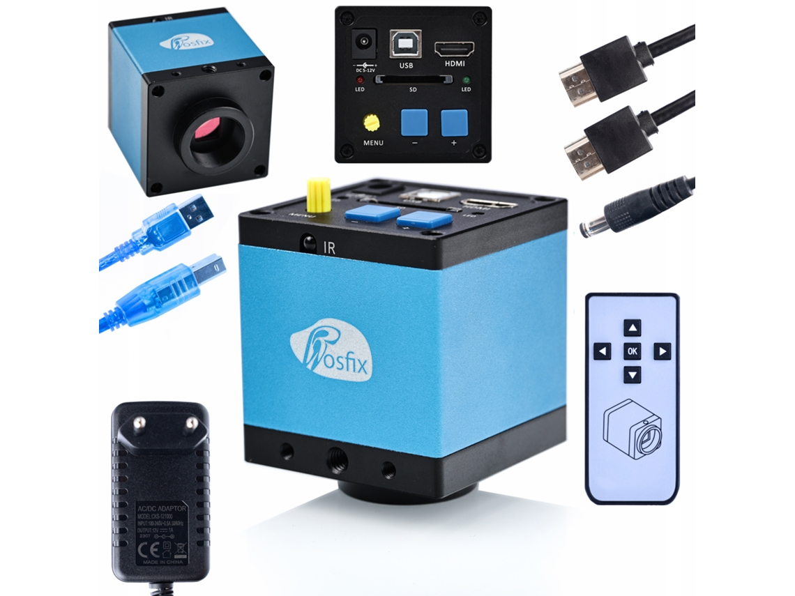 Cámara microscópica Mensa Pro KMMP-HDMI-USB – Alta precisión | Sensor Sony de 16 MP | Uso científico e industrial
