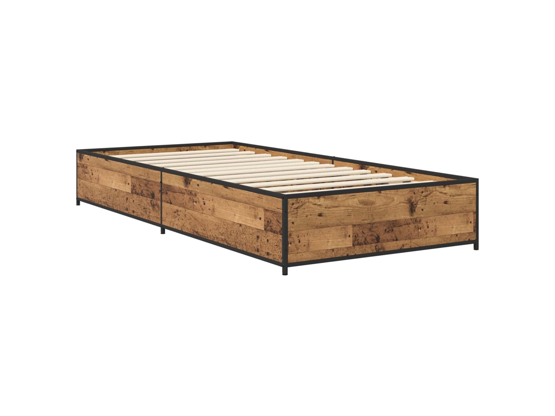Maison Exclusive - Estructura De Cama Madera Envejecida 80 X 200 Cm