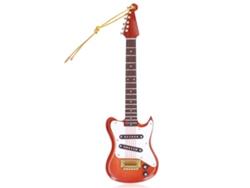 Dan26-modelo De Guitarra Miniatura 5.9 Pulgadas Con Cuerda Dorada Para Decoración Y Artesanía Musical