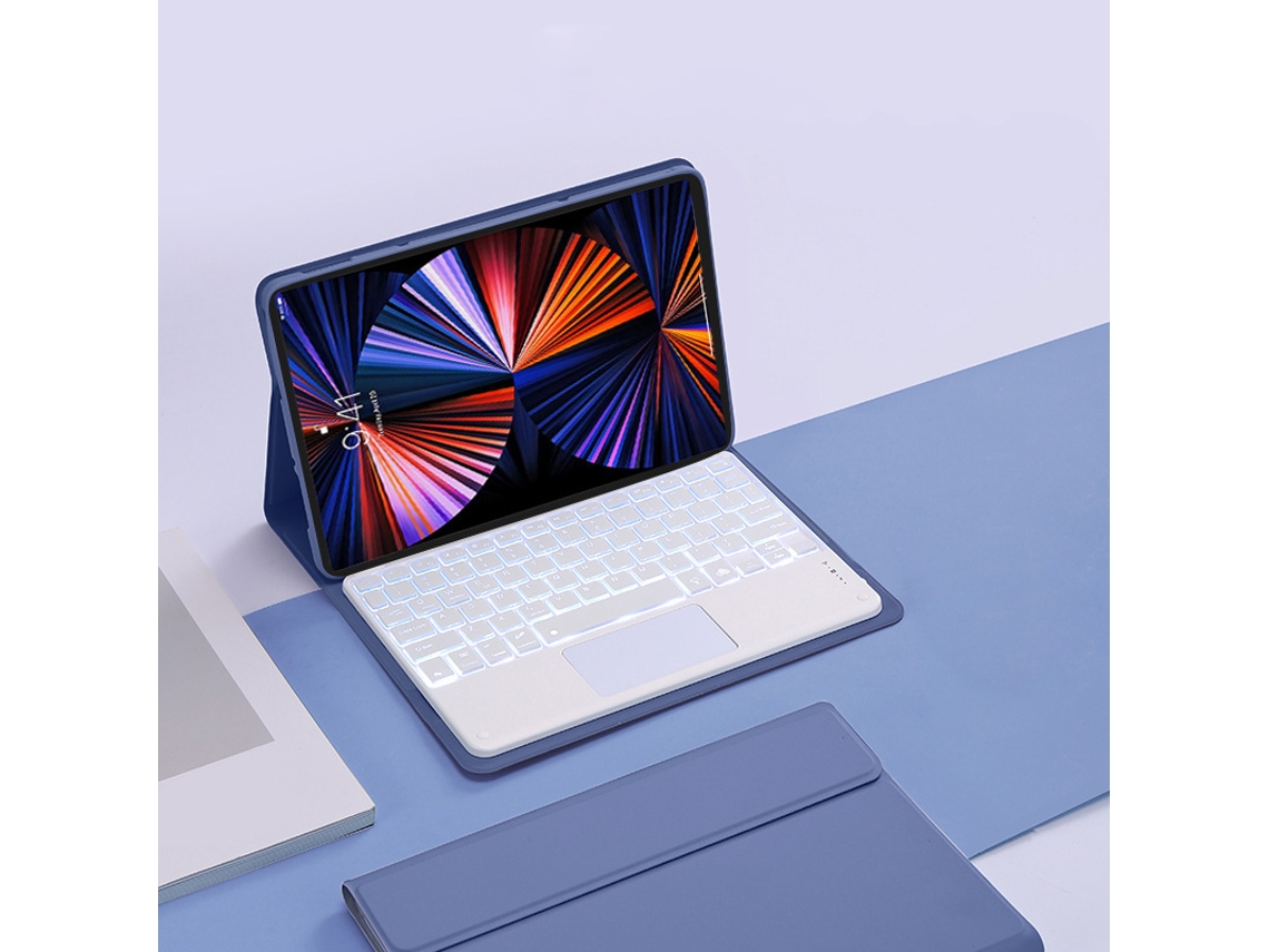 O Tablet E A Caneta Apresentados Na Imagem Não Estão Incluídos! O Teclado E O Rato Podem Ser Utilizados Simultaneamente, Conectando-se Sem Fios Via Bluetooth. A Capa Possui Um Suporte Com Compartimento Para Guardar A Caneta E Aberturas Precisas Para Os Botões De Volume, Entrada Para Auscultadores E Porta De Carregamento. Capa Com Teclado Transforma O Seu Teclado Num Computador Portátil Em Segundos, Atendendo Às Suas Diversas Necessidades De Digitação, Leitura, Visualização E Desenho.