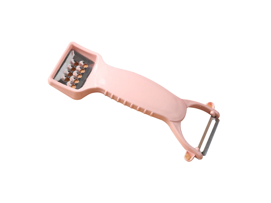 Pelador Multifuncional De Acero Inoxidable De Doble Cara Para Frutas Y Verduras, Ideal Para La Cocina.