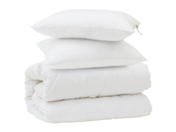 Juego De Edredón Con Almohada 3 Uds | Duvet Microfibra Y Plumas De Pato
