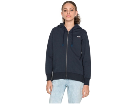 Sudadera de Mujer PEPE JEANS Zíper Calista Azul (L)