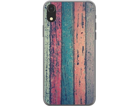 Carcasa iPhone XR TUMUNDOSMARTPHONE Madera 10 Multicolor