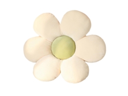 Rebe-cojín De Piso Floral Para Niñas, Adolescentes Y Niños Pequeños, Cómodo Para Leer Y Descansar 40cm Blanco Verde
