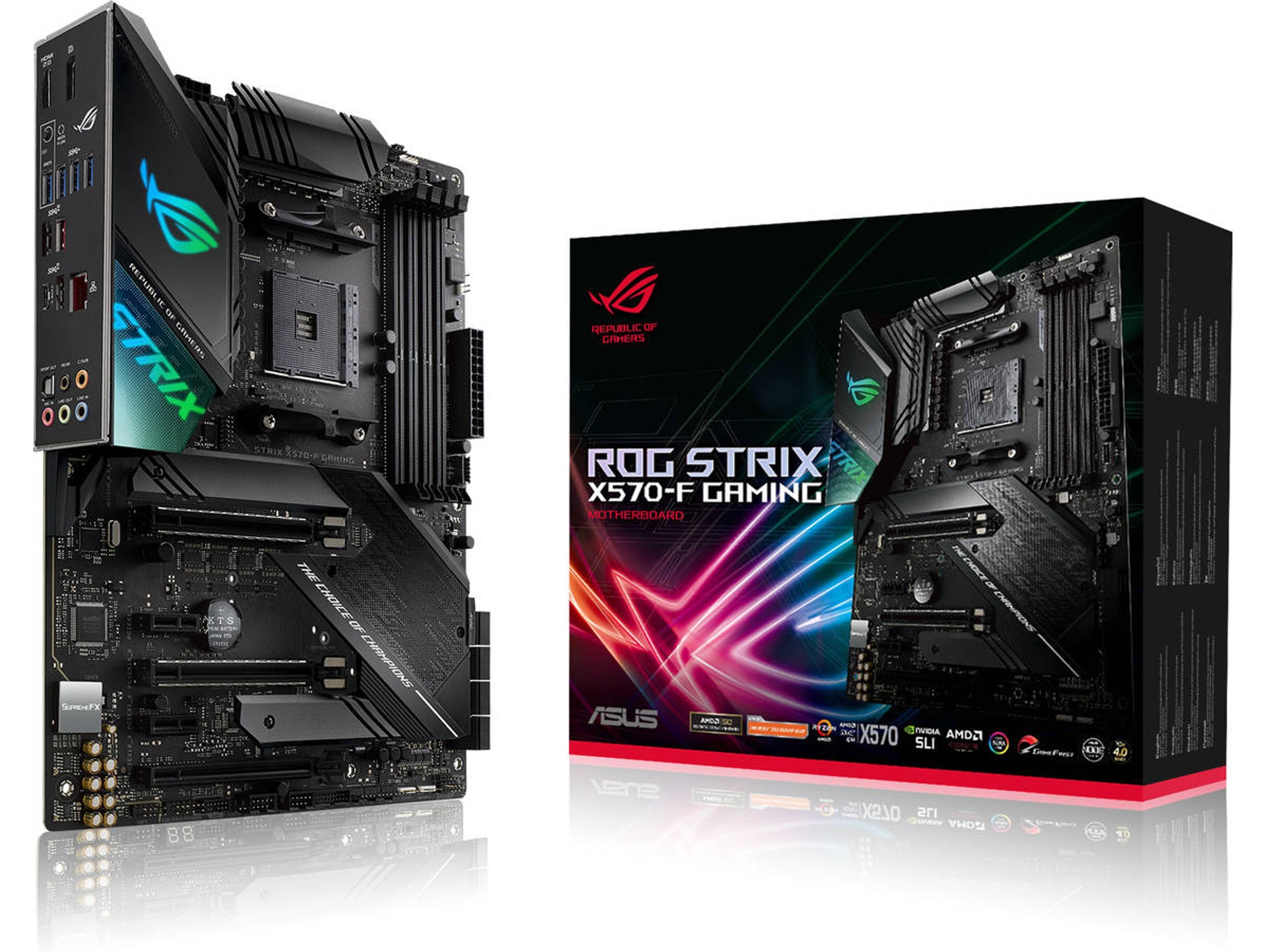 Placa Base ASUS ROG STRIX X570-F GAMING (Socket AM4 - AMD X570 - ATX)