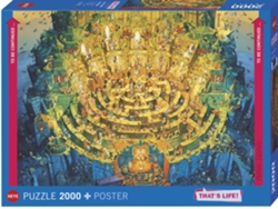 Puzzle 2000 Pcs Degano That is Life Deep (9 años)