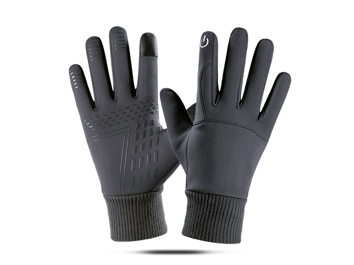 Guantes de invierno impermeables con tejido táctico antideslizante para ciclismo, talla XL.