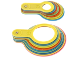 Juegos De Instrumentos Circulares Para Medir Frutas, Disco Medidor De Frutas, Disco Medidor En Forma De Pera