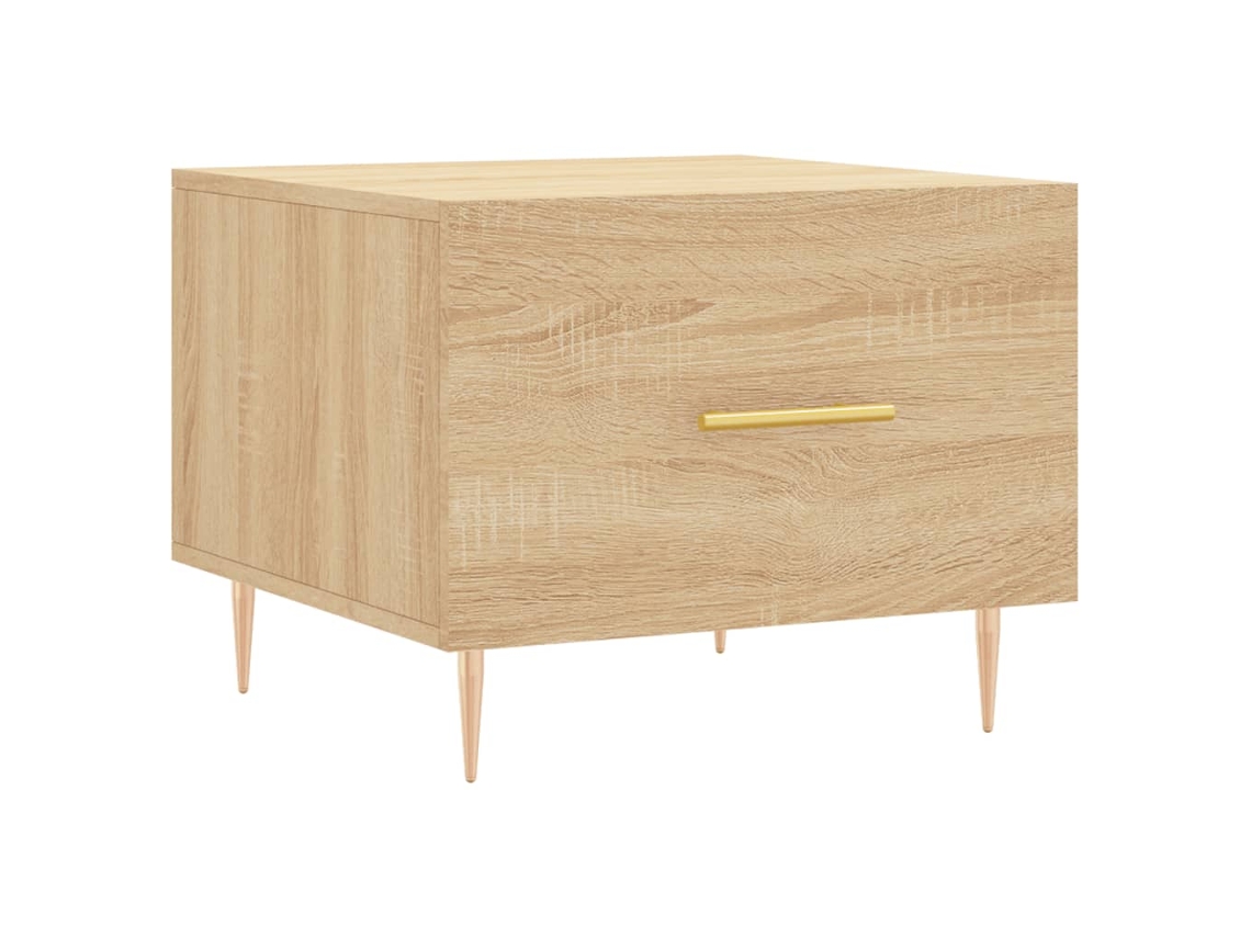 Mesa de centro de madera de roble MAISON EXCLUSIVE (50x50x40 cm)