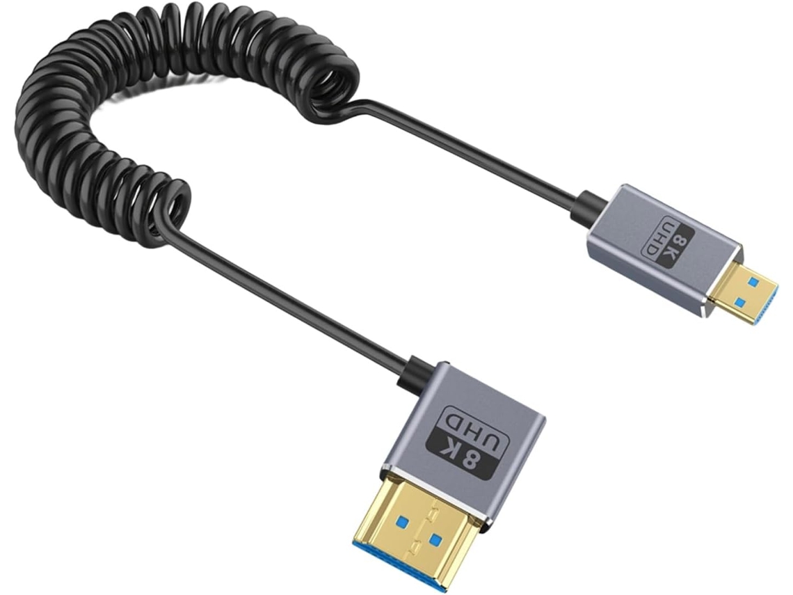 Cable Delgado Y Flexible Para Cámaras 2.1 8k60hz, Con Una Línea De Compatibilidad Externa Dinámica.