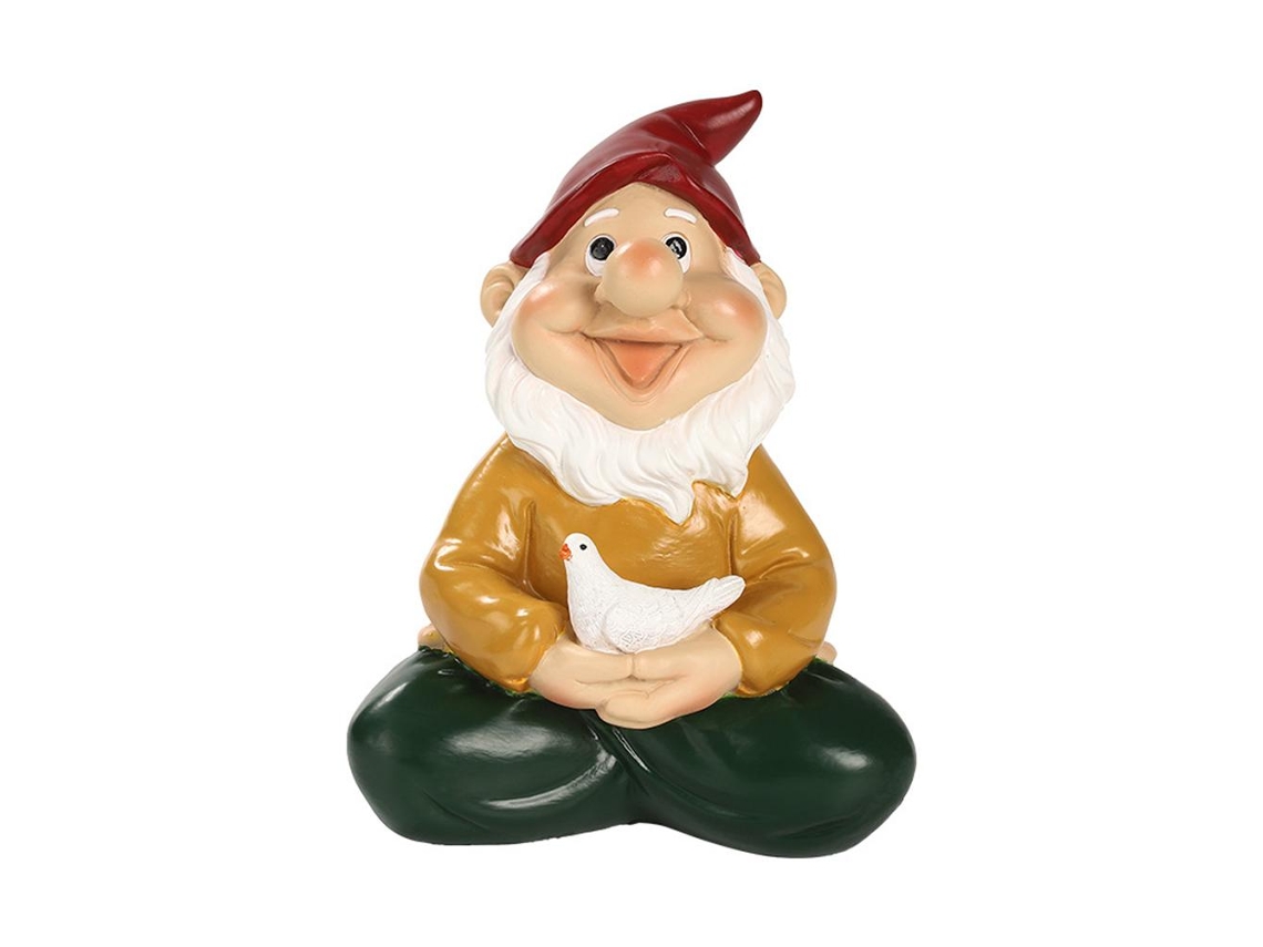 Estatua de gnomo de resina para jardín, figuras decorativas para exteriores