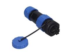 Conector estanco con tuerca trasera, IP68, 250 V, prensaestopas LP20
