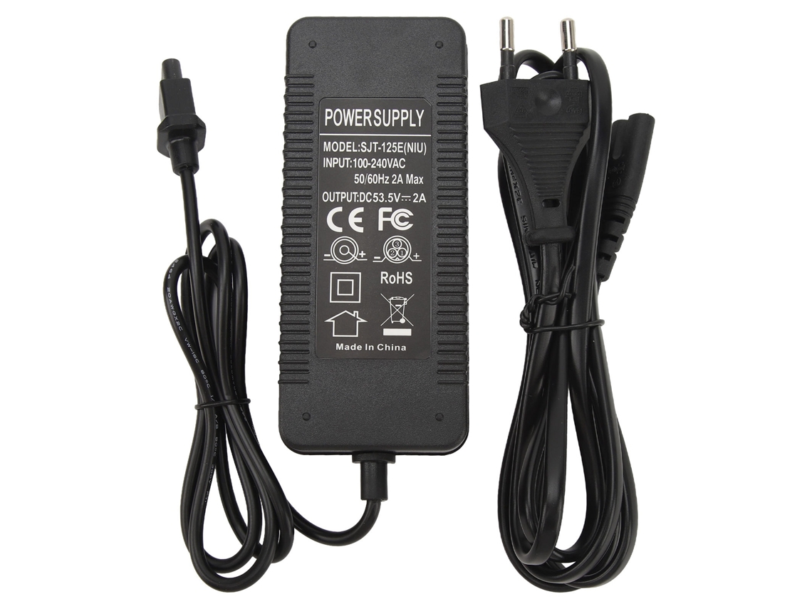 2026-cargador Para Patinete Eléctrico 53.5v 2a Adaptador Universal Para Bicicleta Eléctrica Plug Eu 100-240v