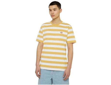 Camiseta de Hombre DICKIES Corta Rivergrove Amarillo (L)