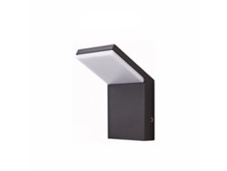 Lámpara de pared LED IP54 9W Negro 2200K/2700K/3000K Encendido/Apagado Sin Sensor Beneito Faure