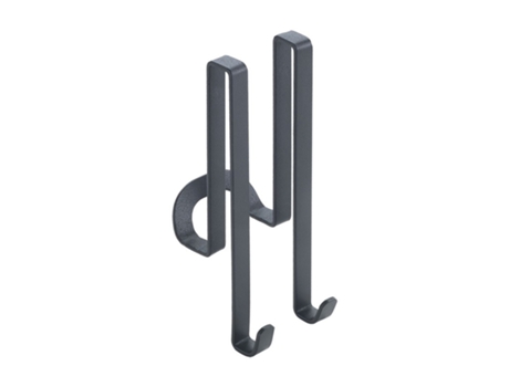 Gancho METALTEX Doble Mampara Serie Origin Lava Touch-Therm Negro