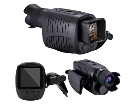 Monocular ENZONS Full Hd 1080P Visión nocturna digital Foto y video Visión nocturna infrarroja portátil con tarjeta de 64 Gb Negro