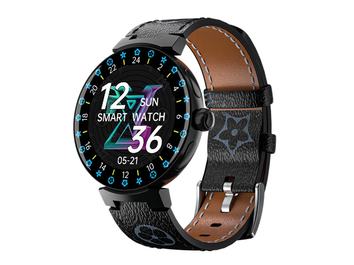 Smartwatch YIZHOOD TE763 con Pantalla Táctil Redonda Completa Negro