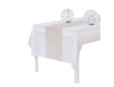 Paquete de 3 manteles desechables de lunares, manteles de plástico para fiestas, para cumpleaños, Navidad, bodas, barbacoa al aire libre style4