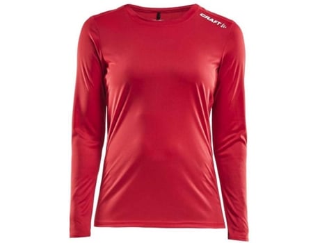 Camiseta de Mujer para Fitness CRAFT Rush Rojo (M)
