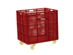 Cesto con Ruedas SPORTS EQUIPE (Rojo)
