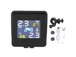 Sistema De Monitoreo De Presión De Neumáticos (tpms) Solar Con Bluetooth Para Motocicletas Y Scooters
