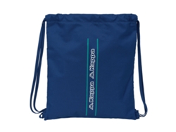Mochila con cordón Kappa, azul marino, 35 x 40 x 1 cm