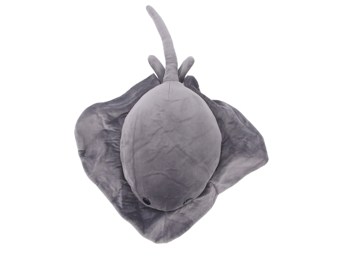 Peluche Suave De Animal Marino Para Almohada De Dormir, 52 Cm, Gris.