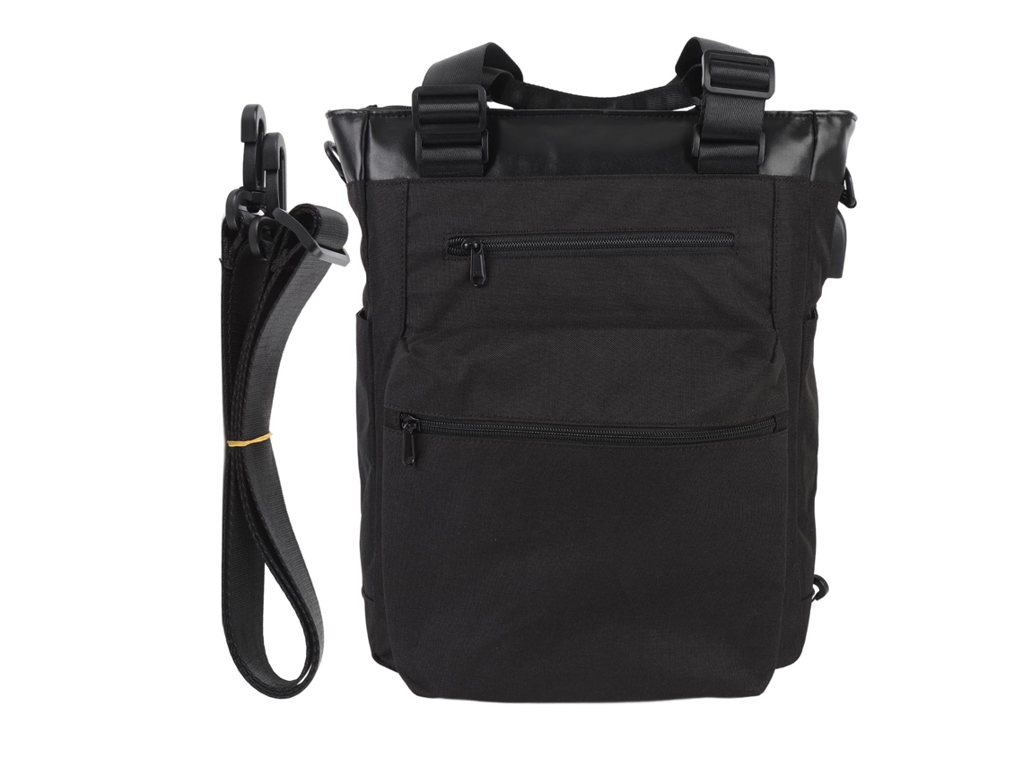 Mochila De Viaje Con Puerto Usb Y Conector Para Auriculares Para Portátil De 15,6 Pulgadas, 36-55 L, Negra